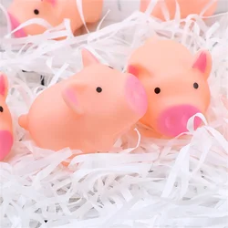 5/3pcs Cute Pink Piggy Pinch Make A Sound Toys Wholesale Fun Squeeze Squeal Sound Pig Children Decompress Sensory Vent Toy Gifts