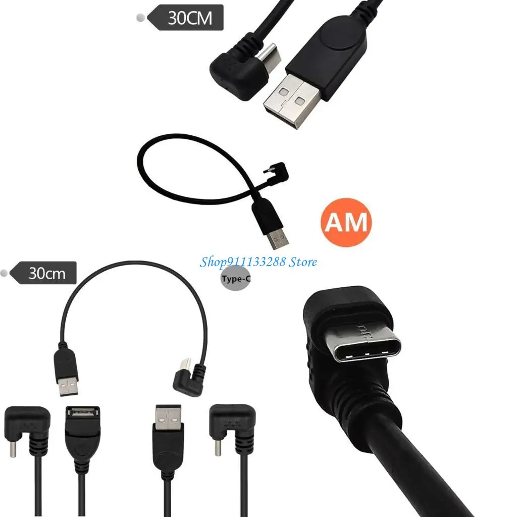 

G88D USB -адаптерный шнур к локте типа C Кабель данных мужского пола C 20 Вт для быстрого зарядки для мобильных телефонов и