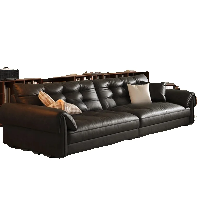 Luxuriöses Wasserfestes Sofa im Europäischen Schwarzen Design für Schlafzimmer, Salon und Wohnzimmer - Einzigartige Möbelstücke
