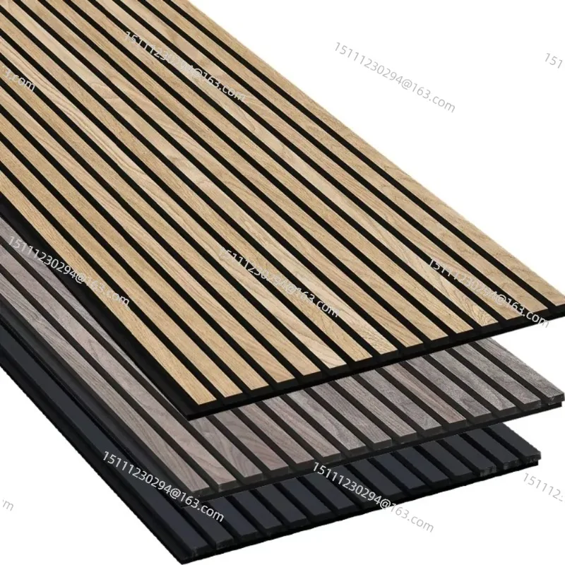 

Wood Acoustic Soundproof Wall Panels, Modern Interior Decorative Panels for Home Office Studio