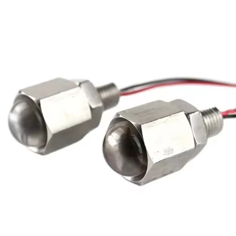 Stainless Steel Custom Design Small LED Waterproof Underwater Light Indicator for  12~24VDC 500 Meters Deep