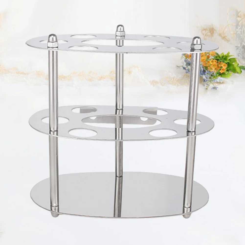 حامل رف تخزين فرشاة الأسنان من الفولاذ المقاوم للصدأ فعال للحمام أو كونترتوب تنظيم فرش متعددة مقاومة للصدأ