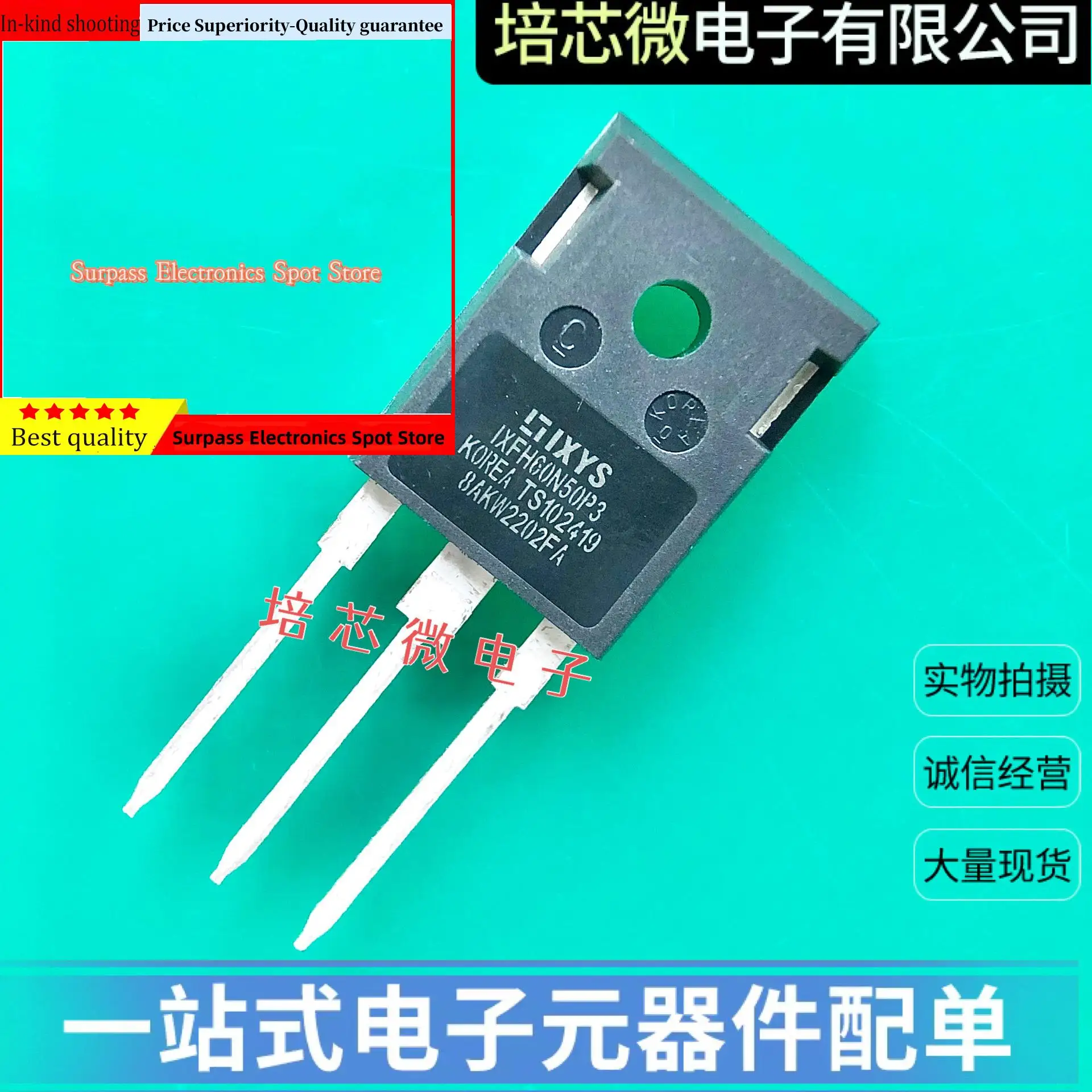 10PCS-100PCS  IXFH60N50P3  MOS 500V 60A  Price Superiority-Quality guarantee