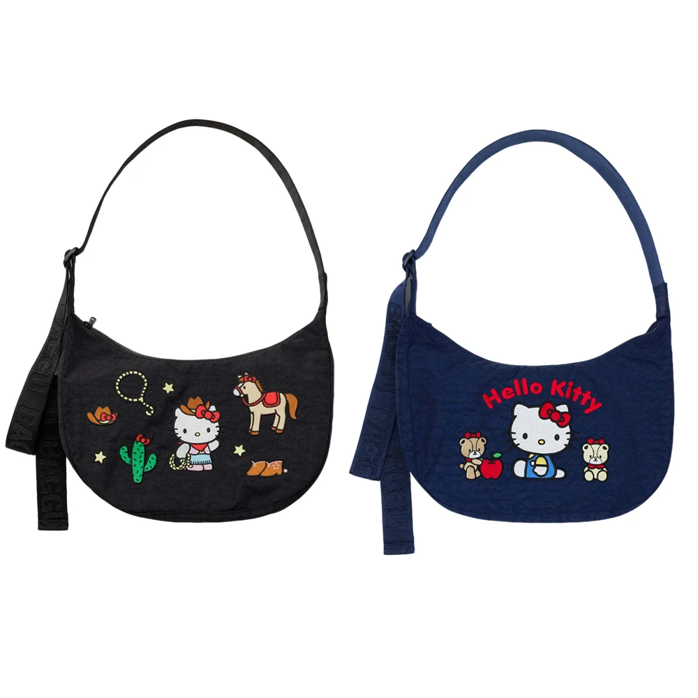 

Kawaii Hello Kitty Adjustable Shoulder Strap Dumpling Bag Shoulder Bag Crossbody Bag Sanrio Gift Toy for Girl