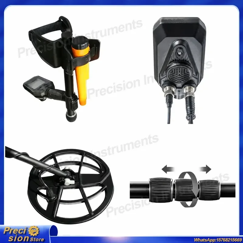for S63 Professional Underground Metal Detector for Treasure Hunting Gold Prospecting Coin Jewelry Buried Object Detection