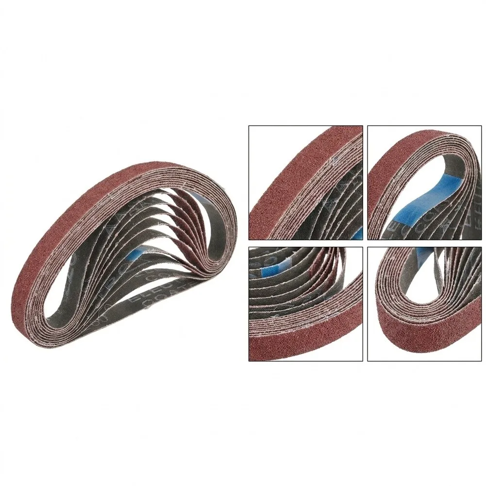 Strips Sanding Belts Buffer Tools Sandpaper 60 Pcs Accessory For Tool 13 X 457 40/60/80/120/180/240 Grit  Strips