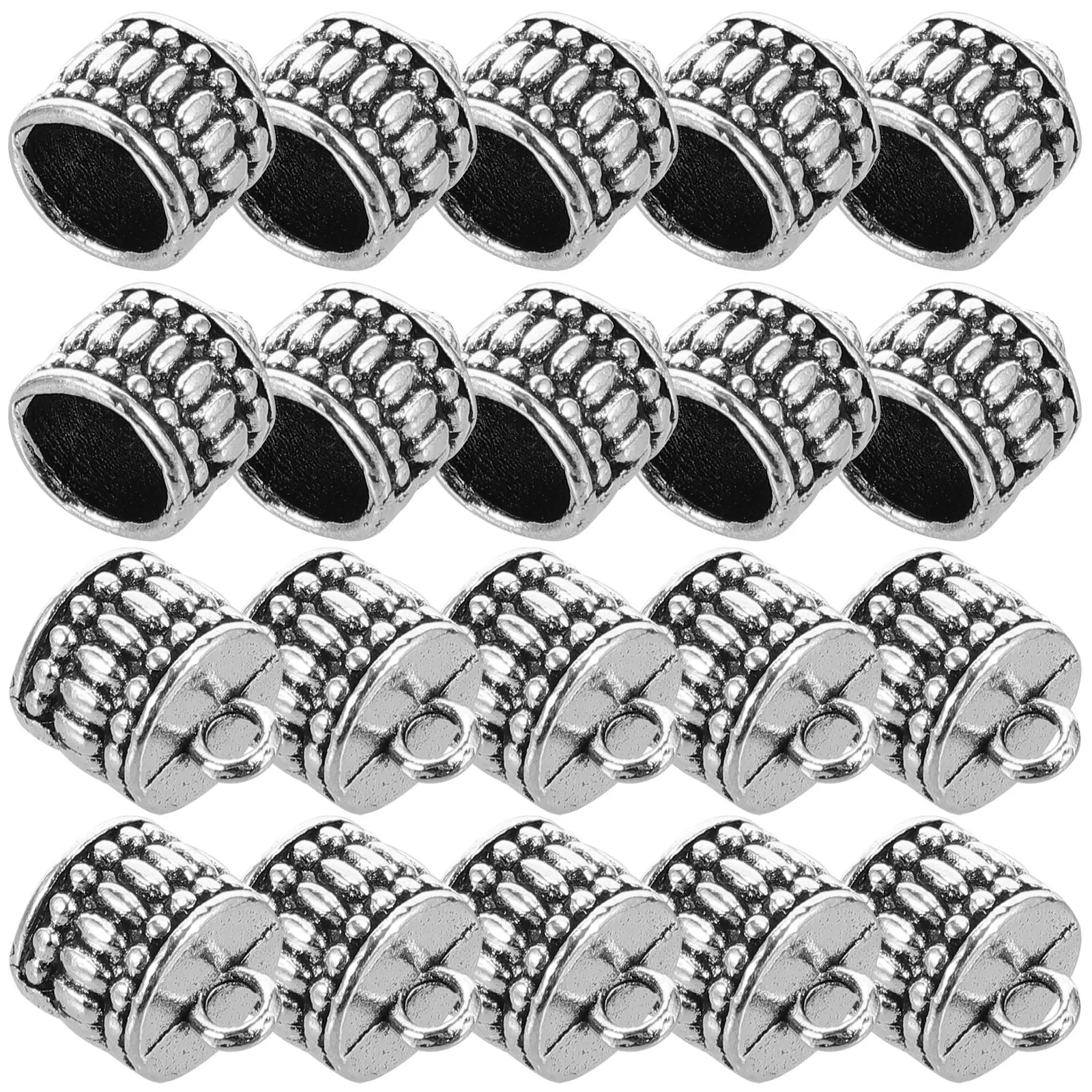 20 peças de contas espaçadoras - Jewelry Making Silver avaliação e preço