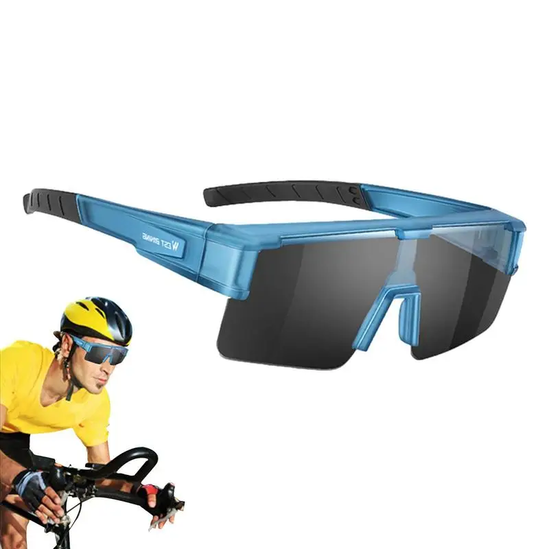 Polarized Sunglasses Men Polarized Mountain Bike Sunglasses With Interchangeable Lenses Cycling Glasses For Running MTB Bicycle