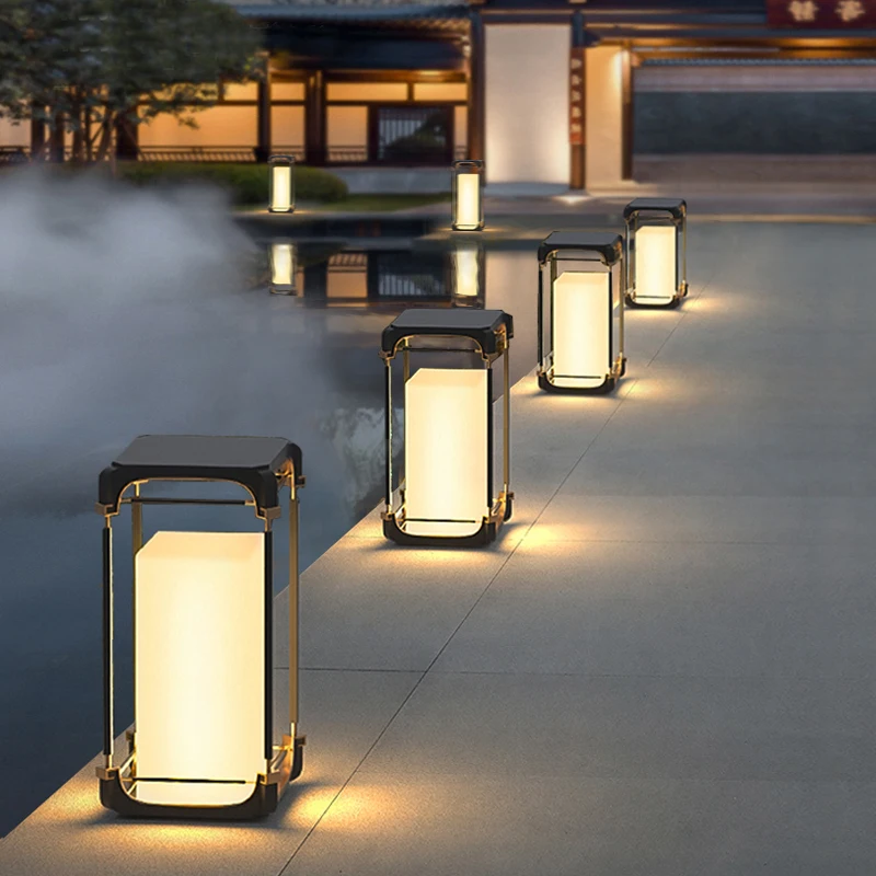 発光フロアランプ中庭ソーラーLED屋外照明非太陽光ランプ屋外ガーデンランプ屋外庭園装飾