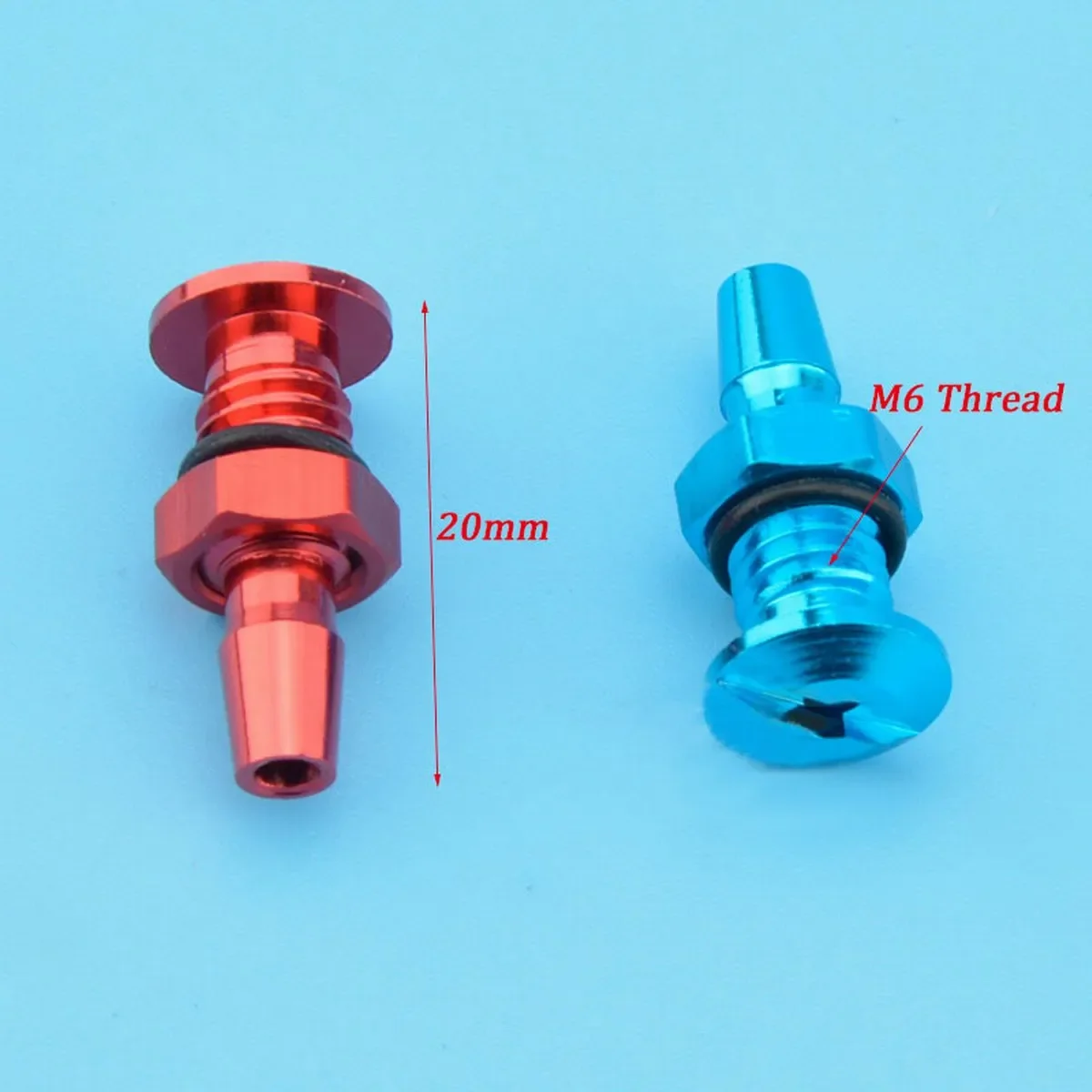 

1pc Water Outlets M6 Thread Aluminum With O-ring Screws For RC Boat Motor ESC Cooling System Spare Parts