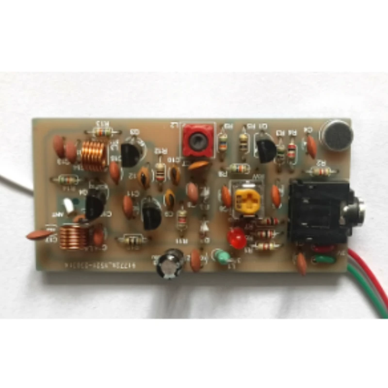 (Parti sciolte) Kit trasmettitore FM Microfono wireless fai-da-te Stazione radio a portata chiusa Produzione elettronica