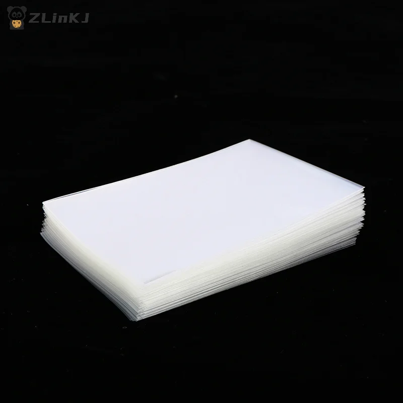 ▶100-1000PCS 61*88mm Transparent Collection Card Film Card Game Protector Sleeves Card ID Protector Bag Waterproof Storage