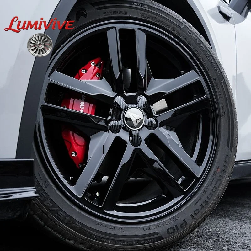 For Deepal L07 SL03 S7 S07 2023-2026 Hub Center Caps 5-Claw Wheel Center Cap Cover Sticker Exterior Protector Auto Accessories