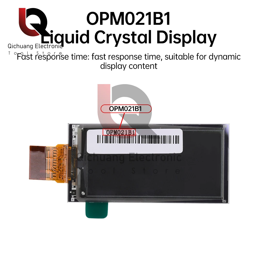Versione OPM021B1-FPC Display 122*250 Risoluzione per Smart Termostato Riparazione Schermo LCD 3.3V/5V Alimentatore-20 ℃ ~ 70 ℃