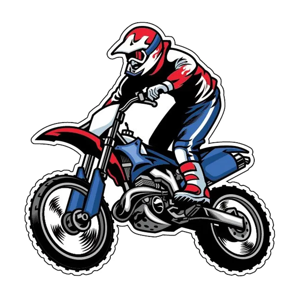 

15x15cm Наклейка Байкер Biker Waterproof Vinyl Car Sticker for Bumper, Window, Laptops