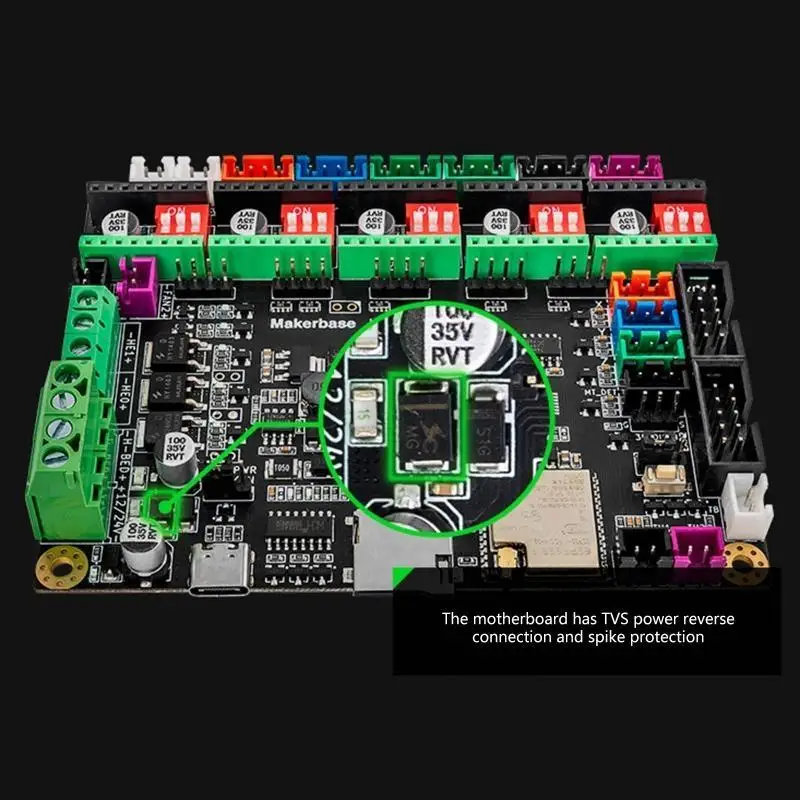 Makerbase MKS TinyBee Motherboard 32Bit Drucker Control Board ESP32 MCU Drucker Teile Fit für Touch Wifi WEB