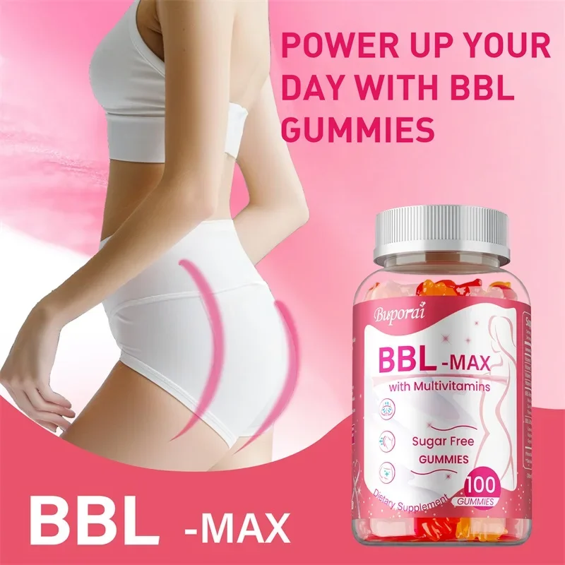 BBL -MAX Gummies - Helps Lift and Maintain Body Shape, Lifts and Tightens, Shapes The Buttocks