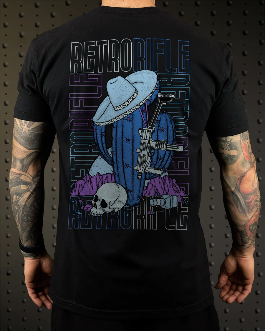 Retro Rifle - Men's T-Shirt - Fiesta Tee Graphic Printing High-end Luxury Unisex Style Both of Men and Women