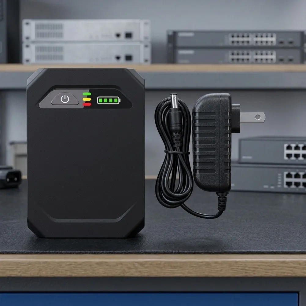For UPS Uninterruptible Power Supply With 5V 9V 12V Outputs For Routers Dual DC Ports 3 USB Independent Outputs Small Devices