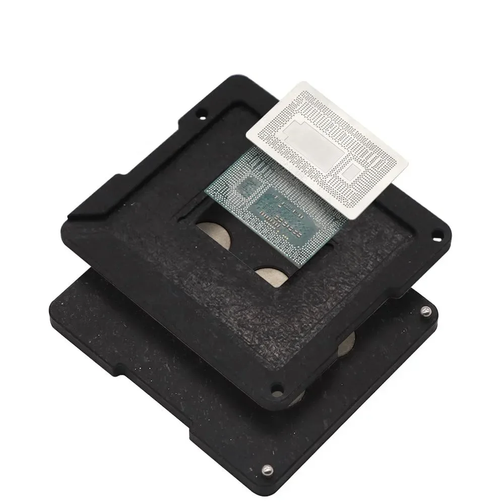 ds 908 pc laptop reballing jig with stencils For laptop CPU GPU PCH SMC RAM VRAM and CD3215