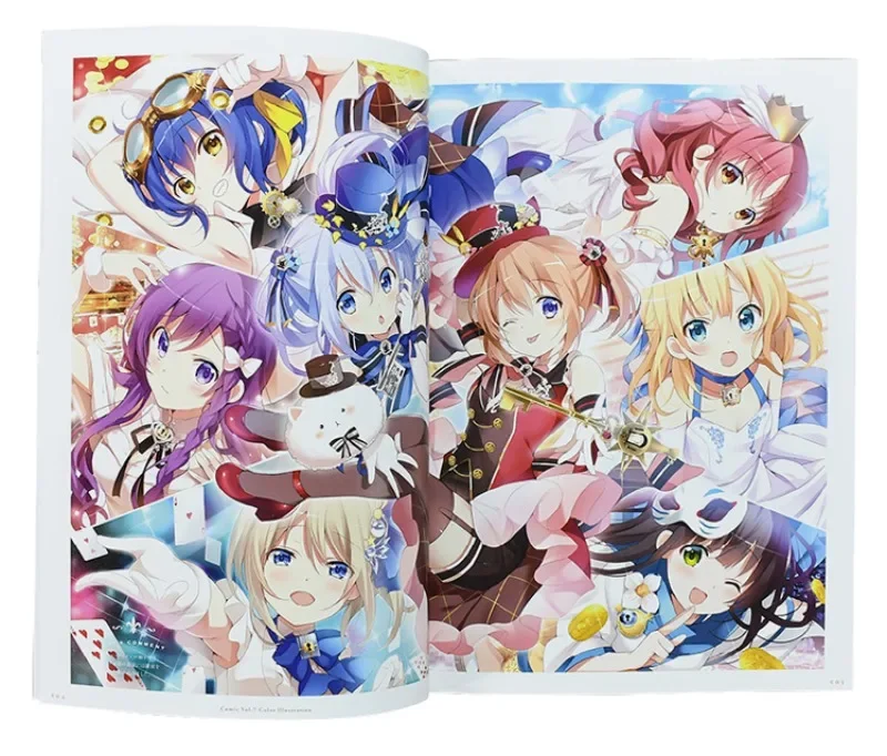 Is The Order A Rabbit 1 Cafe Du Lapin Art Book Koi Art Collection Japanese Manga Comic Gift