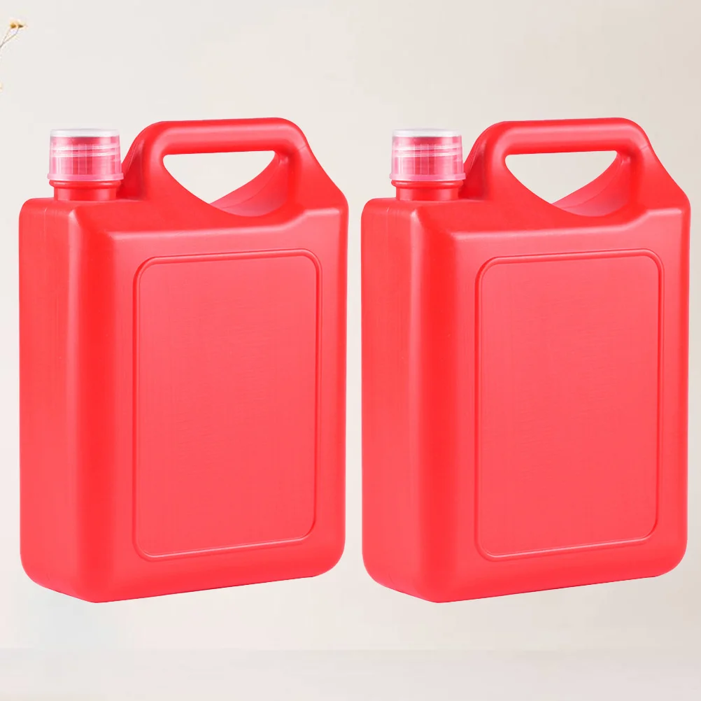 

2pcs 1000Ml Sterilization Liquid Container Red Thickened Plastic Chemical Storage Bottle Heat Resistant Alcohol Holder Lab Grade