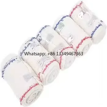 

wholesale Factory directly sale CE Approved China Hemostasis Cotton Elastic Crepe Bandage with Elastic Band Clip in stock