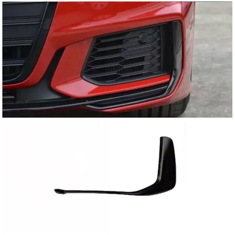 for Audi A6 SLINE S-LINE S6 C8 Avant 2019 2020 2021 2022 Car Front Bumper Cover Strip Trim 4K0807967AY9B 4K0807968AY9B