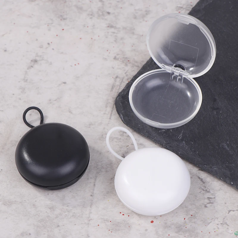 صندوق تخزين سدادة الأذن المحمول العازلة للصوت؛ علبة سدادة أذن مستديرة متينة للنوم؛ منظم بلاستيكي للمجوهرات الصغيرة #5