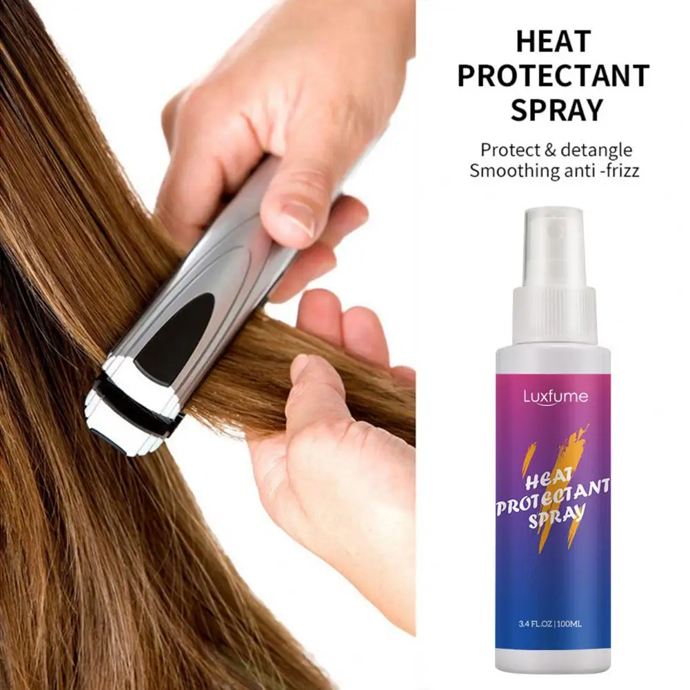 100ml Hair Care Spray Non-irritating Mild Easy To Absorb Texture Moisturize External Use Hair Heat Protectant Spray For Women