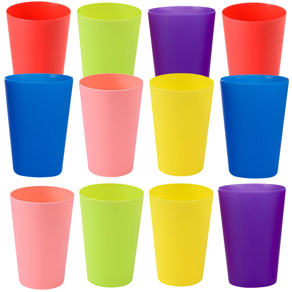 Juego educativo de 12 Uds de tazas apilables para bebés pequeños, tazas coloridas brillantes para niños, Kit de actividades de juego de aprendizaje preescolar