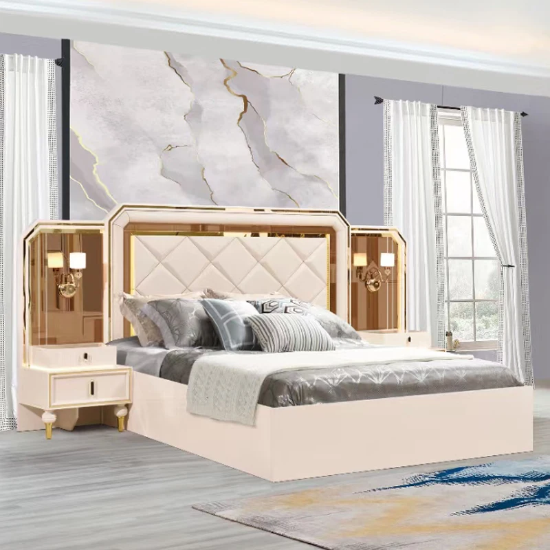 

&Modern Nordic Simple Bedroom Set Bedroom Furniture High Quality Factory Direct Sale Wooden 30 Set Wood Optional