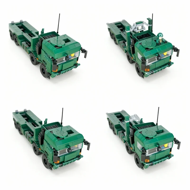 823pcs MOC RMMV HX2 Palletised Load System PLS Enhanced Palletised Load System EPLS Creator Designer Sets Model Building Blocks