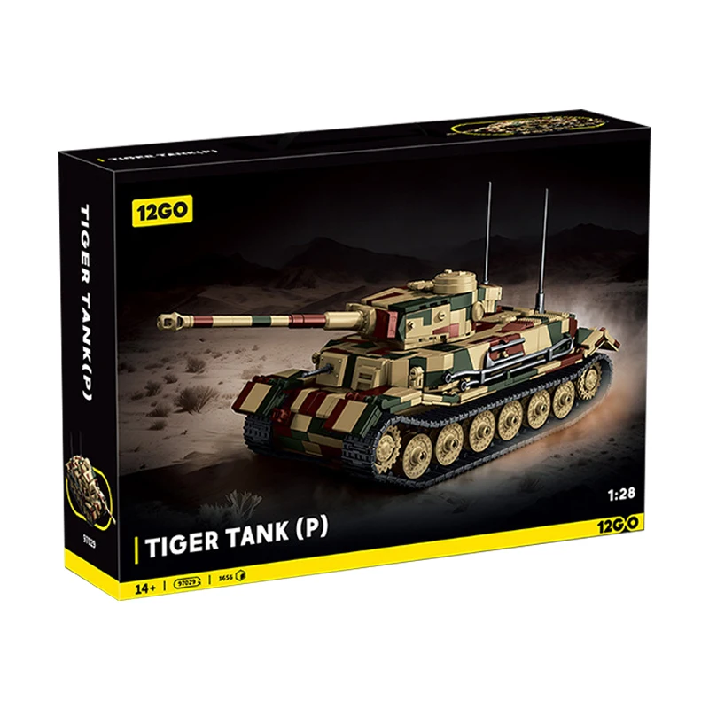 

В НАЛИЧИИ 97029 MOC Военный немецкий танк (Тигр P) времен Второй мировой войны, конструктор, модель для сборки, игрушки для мальчиков, рождественский подарочный набор