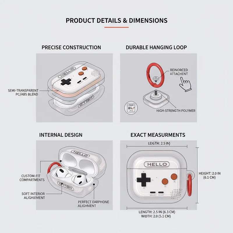 حافظة وحدة التحكم في الألعاب لأجهزة Apple Airpods Pro 3 1st 2nd 3rd غطاء الجيل لـ Airpods 4 2 Gen New Air Pods غطاء حماية