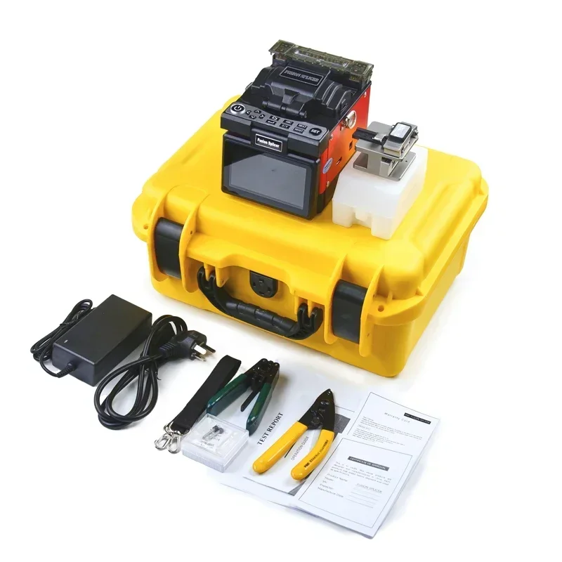 FTTH Fiber Fusion Splicer Welder Fiber Optic Tool FFS50 Multi-function Splicer Machine 6 Seconds Welding Splicing Machine