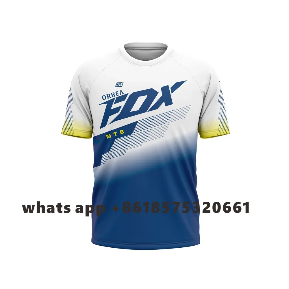 

OrbeaFox 2023, Джерси для мотокросса Moto Mtb, Джерси для скоростного спуска, велосипедная рубашка Mx, велосипедный трикотаж Maillot Ciclismo Hombre, мужская одежда для велоспорта