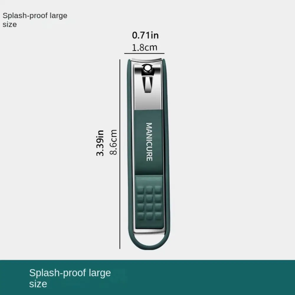스테인레스 스플래쉬 방지 손톱깎이, 넓은 턱 개방, 두꺼운 발톱, 단단한 손톱 커터