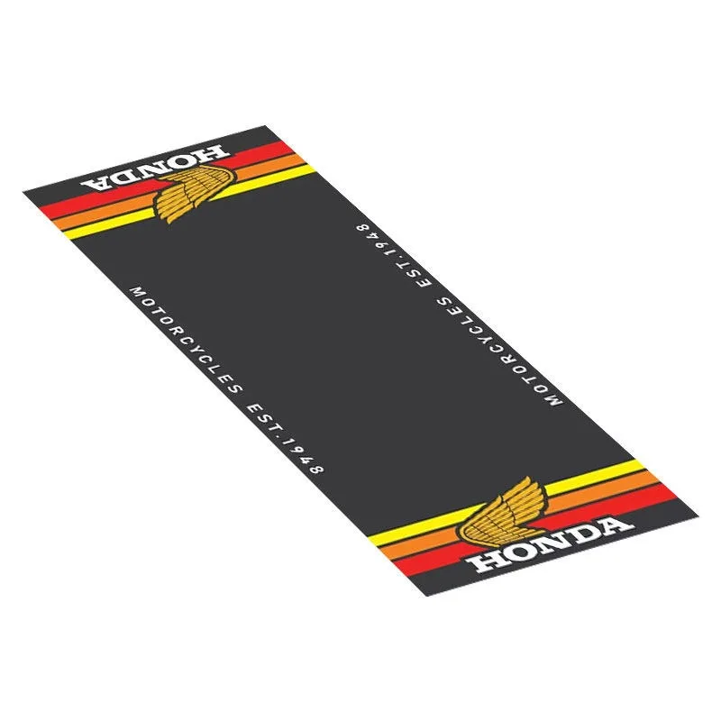Op maat gemaakte Honda motorfiets parkeermat antislip garagekleed cool racing moto display tapijt antislip huisdecoratie vloermat - afbeelding 1