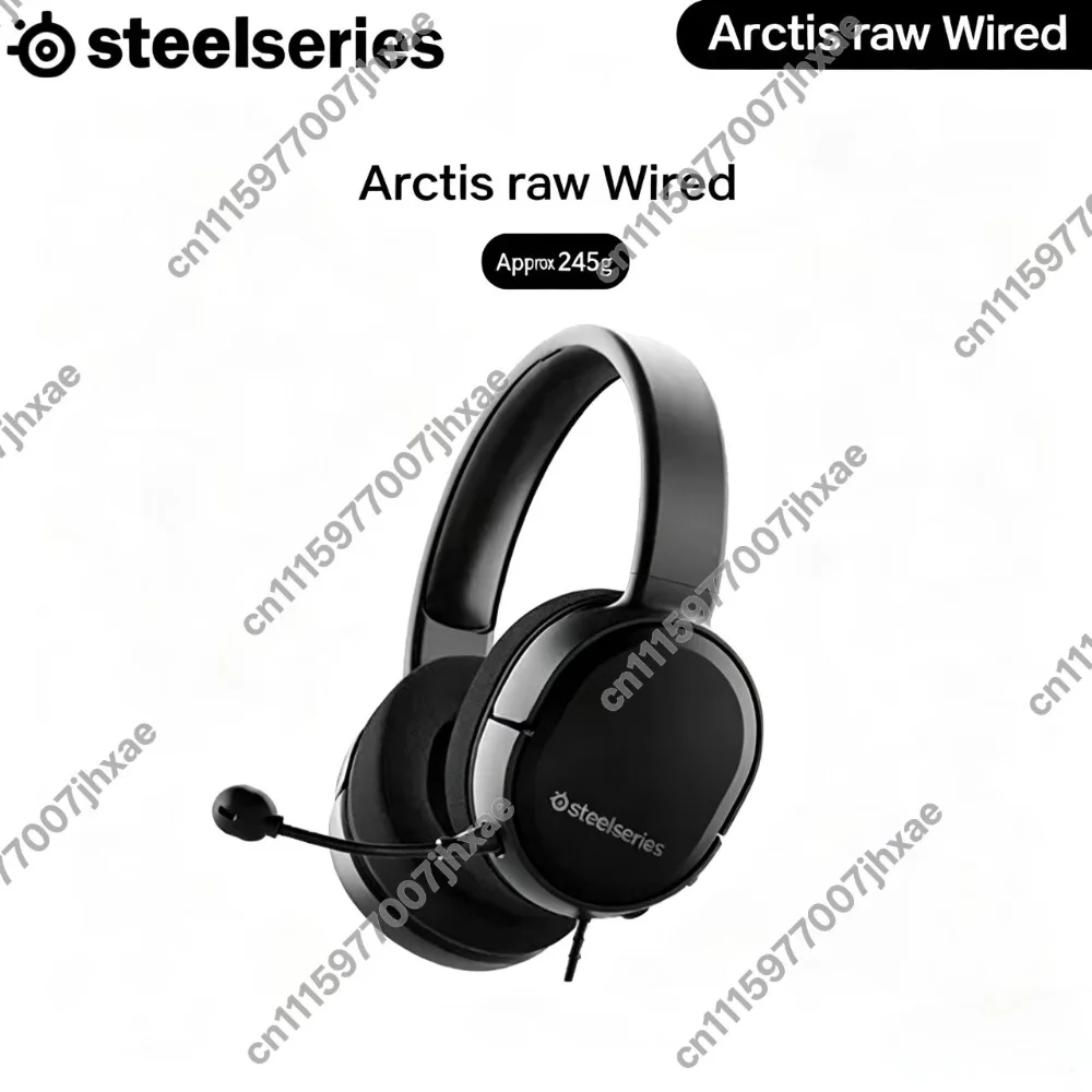 Steelseries Arctis Raw Anticection Gaming Headset with Noise Cancelling and Wired Mic