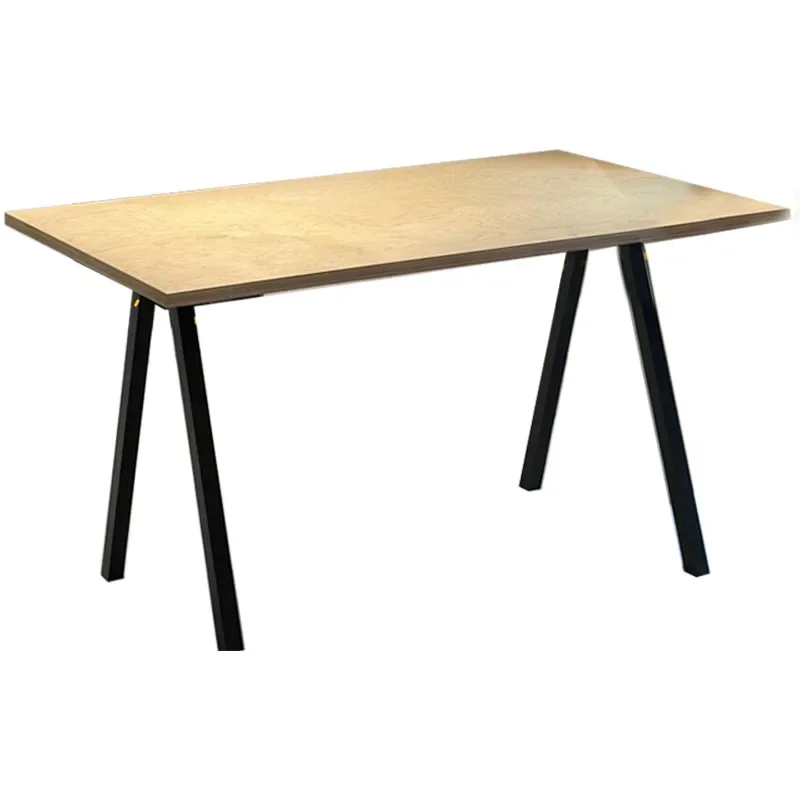 

Household medieval dining table Nordic light luxury marine board rectangular table simple modern small apartment desk