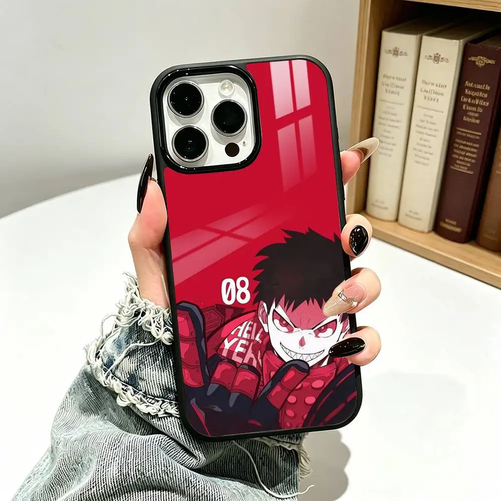 Post-apocalyptic Fire Force Wireless charging phone case compatible with iPhone 17/16/15/14/13/12/11