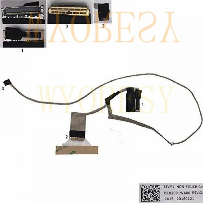 Wyoresy для Lenovo IdeaPad Yoga 2 11 Y40-70, гибкий видеоэкран, светодиодный кабель LVDS dc02001wa00