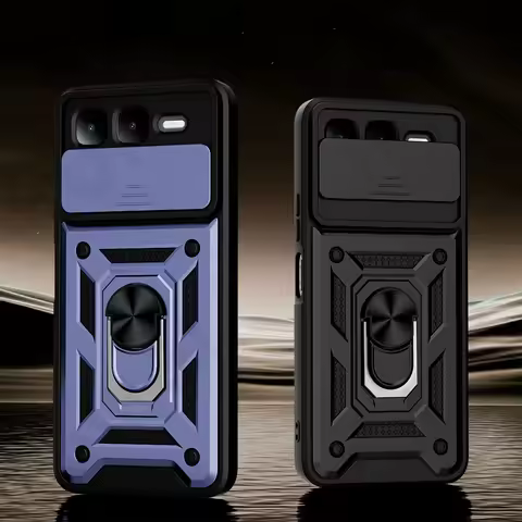 Case For Infinix Smart 10 Plus GT 30 Pro Tecno Pova 7 Pop 10 Camon 40 Pro Camera Lens Cover Phone Ring Stand Armor rotate Cover