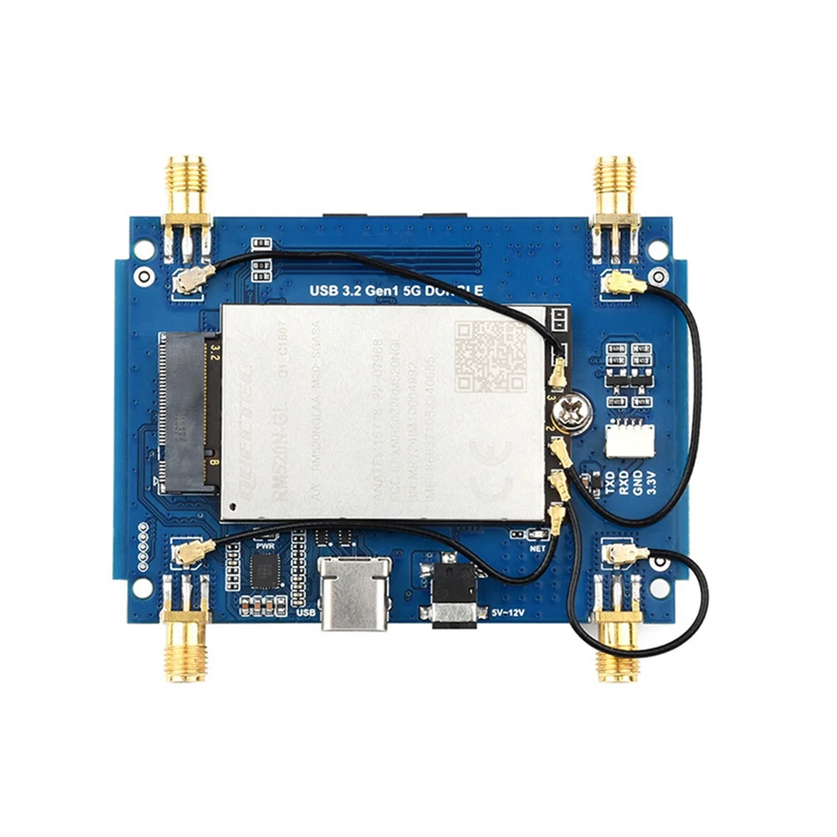 لوحة توسيع الاتصالات N18R Usb3.2 Gen1 5G مع دعم حافظة لوحدة Simcom/Quectel M.2 لـ 3042/3052