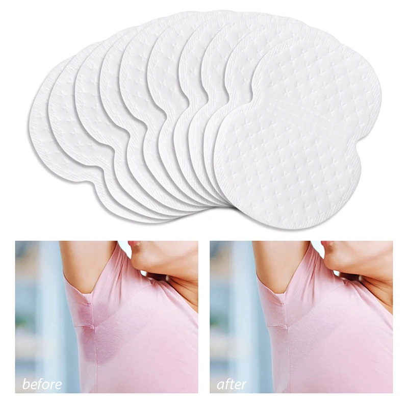 50/100Pcs Unisex Sweat Pads Summer Deodorants Underarm Anti Perspiration Sweat Pads Disposable Armpit Absorb Sweat Shield Pads