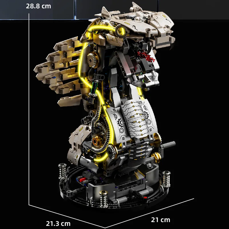 Kit de blocs de construction King Cobra, machines techniques MOC, briques à Reptiles sauvages, modèle d'assemblage, ensembles de bricolage, jouet pour enfants, cadeaux, 1186 pièces