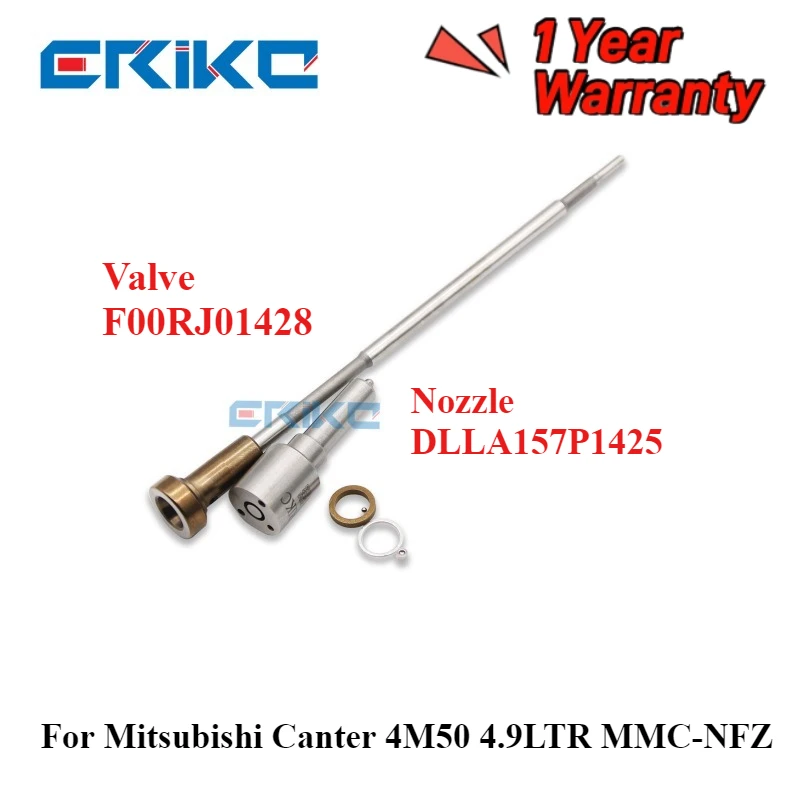 Nozzle DLLA157P1425 Valve F00RJ01428 Repair Kits for Mitsubishi Canter 4M50 4.9LTR MMC-NFZ ME223750 0445120049 Diesel Injector
