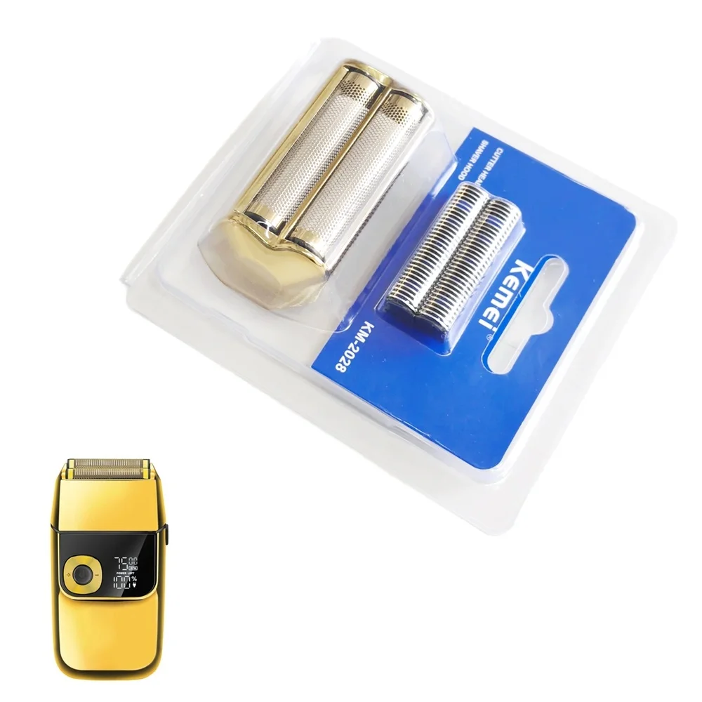 

Shaver Replacement Foil Head & Cutter Blade Fit For Kemei KM-2028 Electri Razor and other Brand same Models Shaver