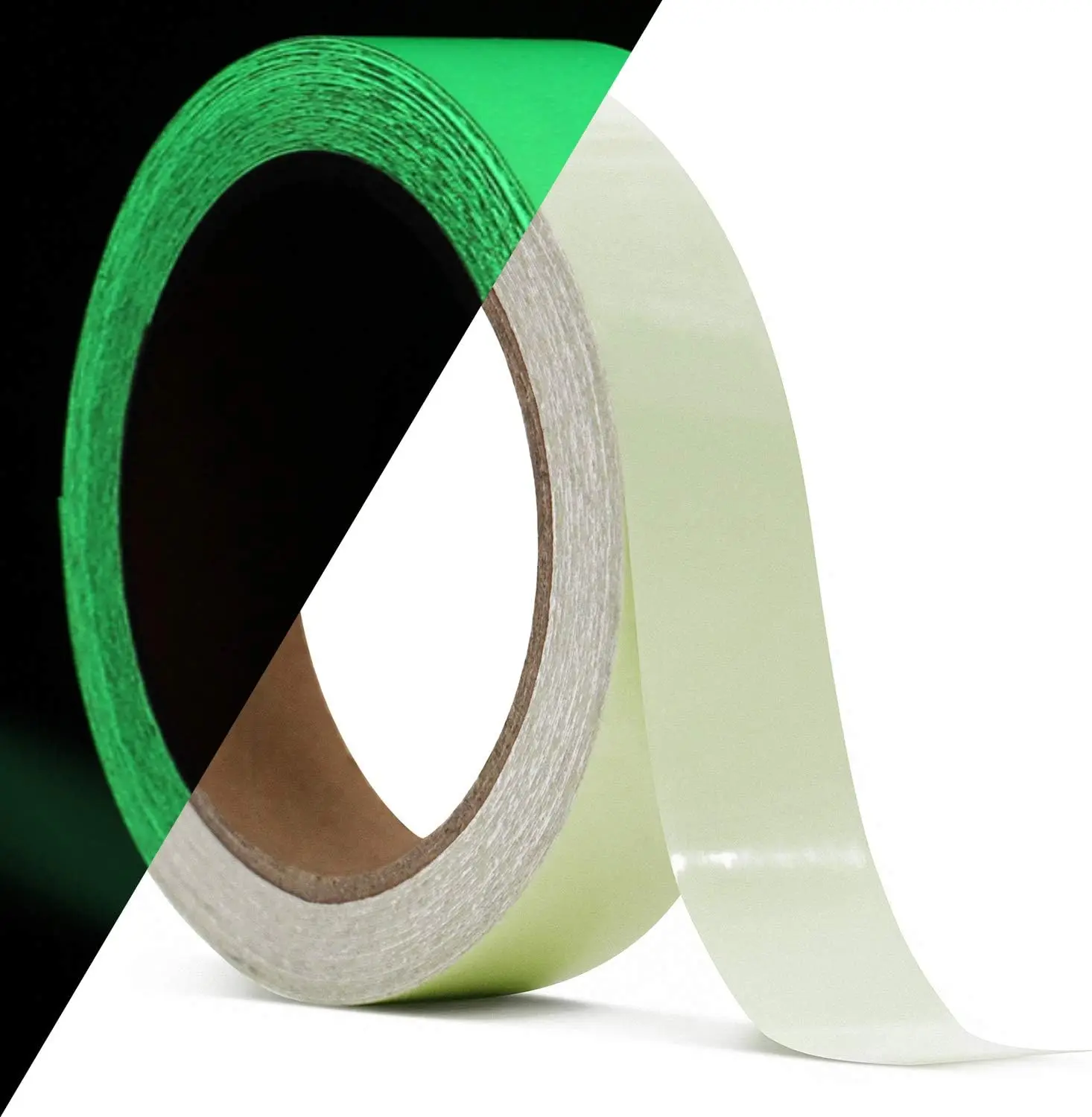 Glow in The Dark Tape ,Fluorescent Tape, Premium Quality Non-Toxic, Waterproof Stickers for Stairs,Walls,Steps and Exit Sign